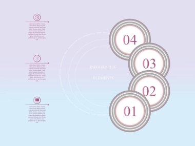 İş veya Geliştirme Planı için vektör bilgi grafikleri