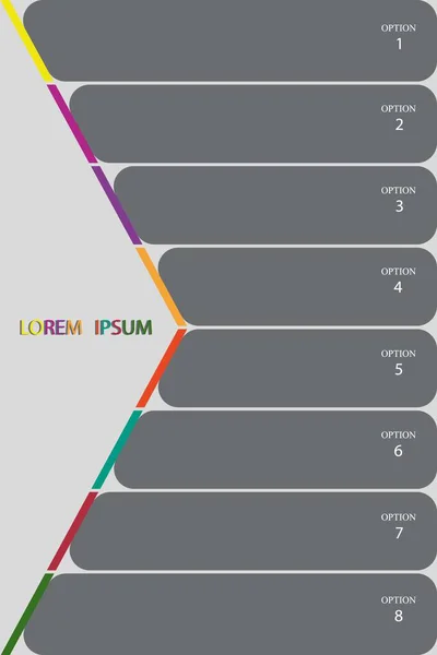 Diyagram, grafik, sunum, grafik, iş konsepti için vektör bilgi şablonu
