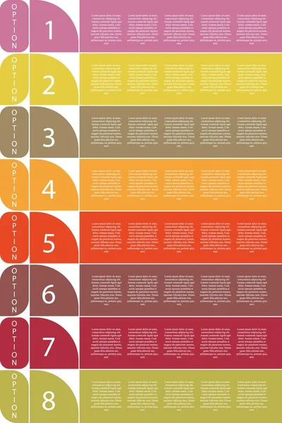 Diyagram, grafik, sunum, grafik, iş konsepti için vektör bilgi şablonu