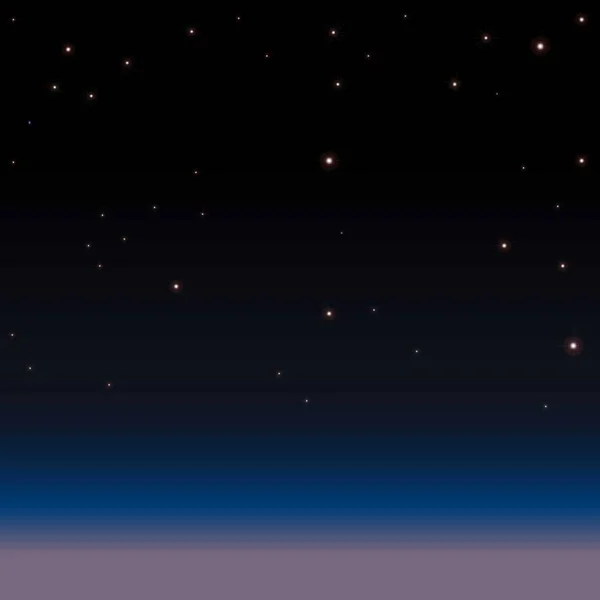 Gece için vektör illüstrasyonu