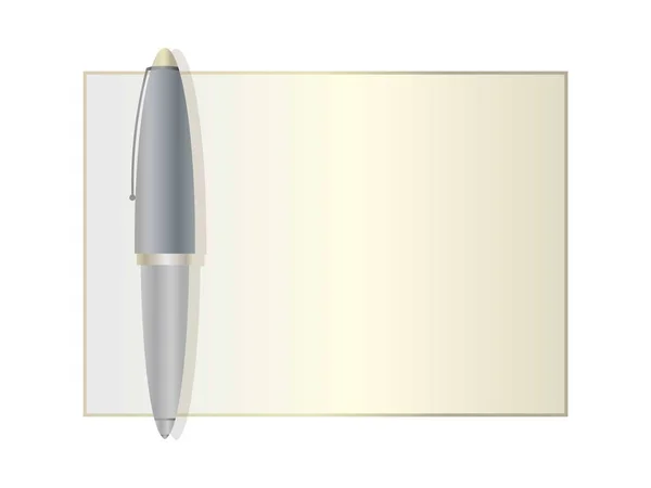 Vector Illustration Icon Pen — Stock Vector