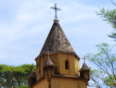 Pico do Gavio in guas da Prata 'daki İsa' nın Kutsal Kalbi Şapeli - Brezilya