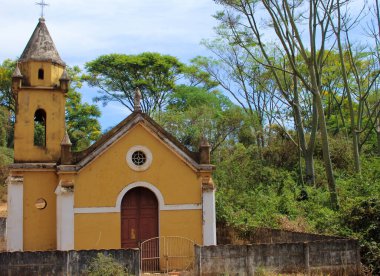 Pico do Gavio in guas da Prata 'daki İsa' nın Kutsal Kalbi Şapeli - Brezilya