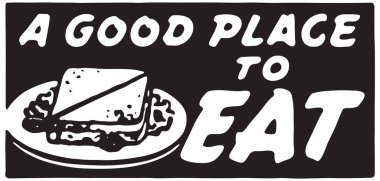 A Good Place To Eat 2 clipart