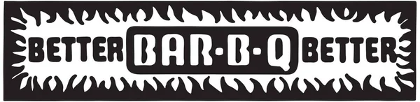 Better BarbBQ — Stock Vector