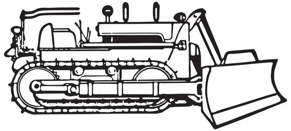 Bulldozer 2 — Image vectorielle