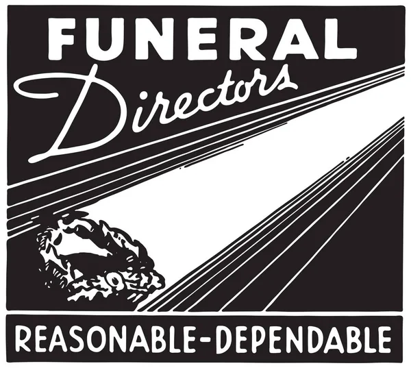 Directores funerarios — Vector de stock