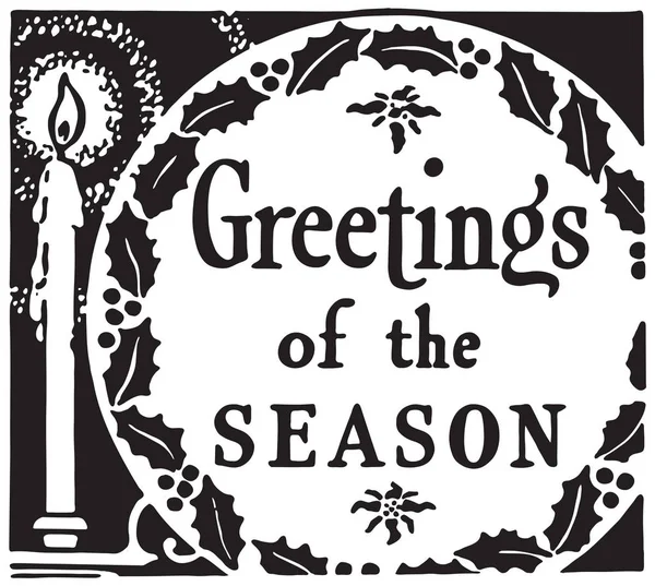 Greetings Of The Season — Stock Vector