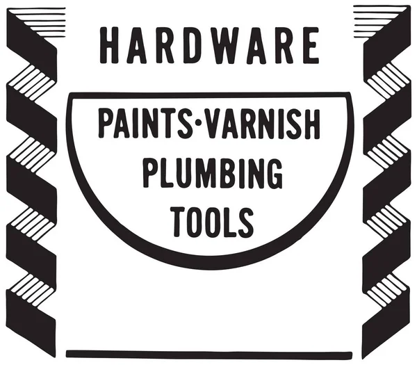 Pinturas de hardware Barniz — Vector de stock