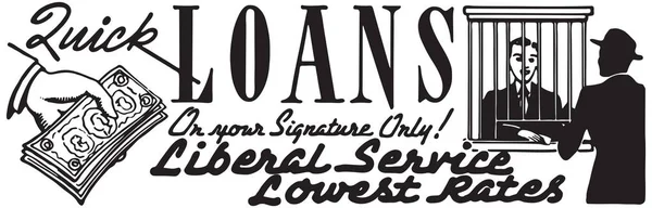 Quick Loans — Stock Vector
