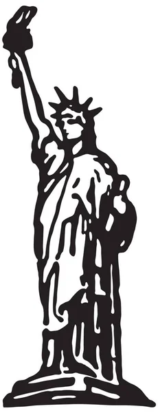 Estatua de la libertad 2 — Vector de stock