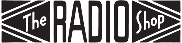 Le magasin de radio — Image vectorielle