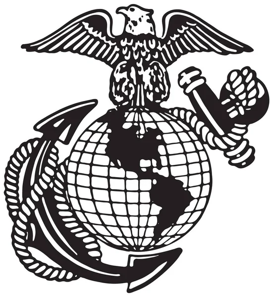 Marinekorps der Vereinigten Staaten — Stockvektor