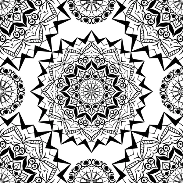 Kusursuz desen. Antika dekoratif elementler. El çizimi arka plan. İslam, Arapça, Hindistan, sedir motifleri. Kumaş, kağıt, kitap, duvar, tavan dekorasyonu vs. üzerine baskı yapmak için mükemmel.