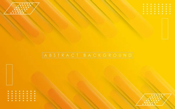 Abstrato Laranja Amarelo Gradiente Formas Geométricas Fundo —  Vetores de Stock