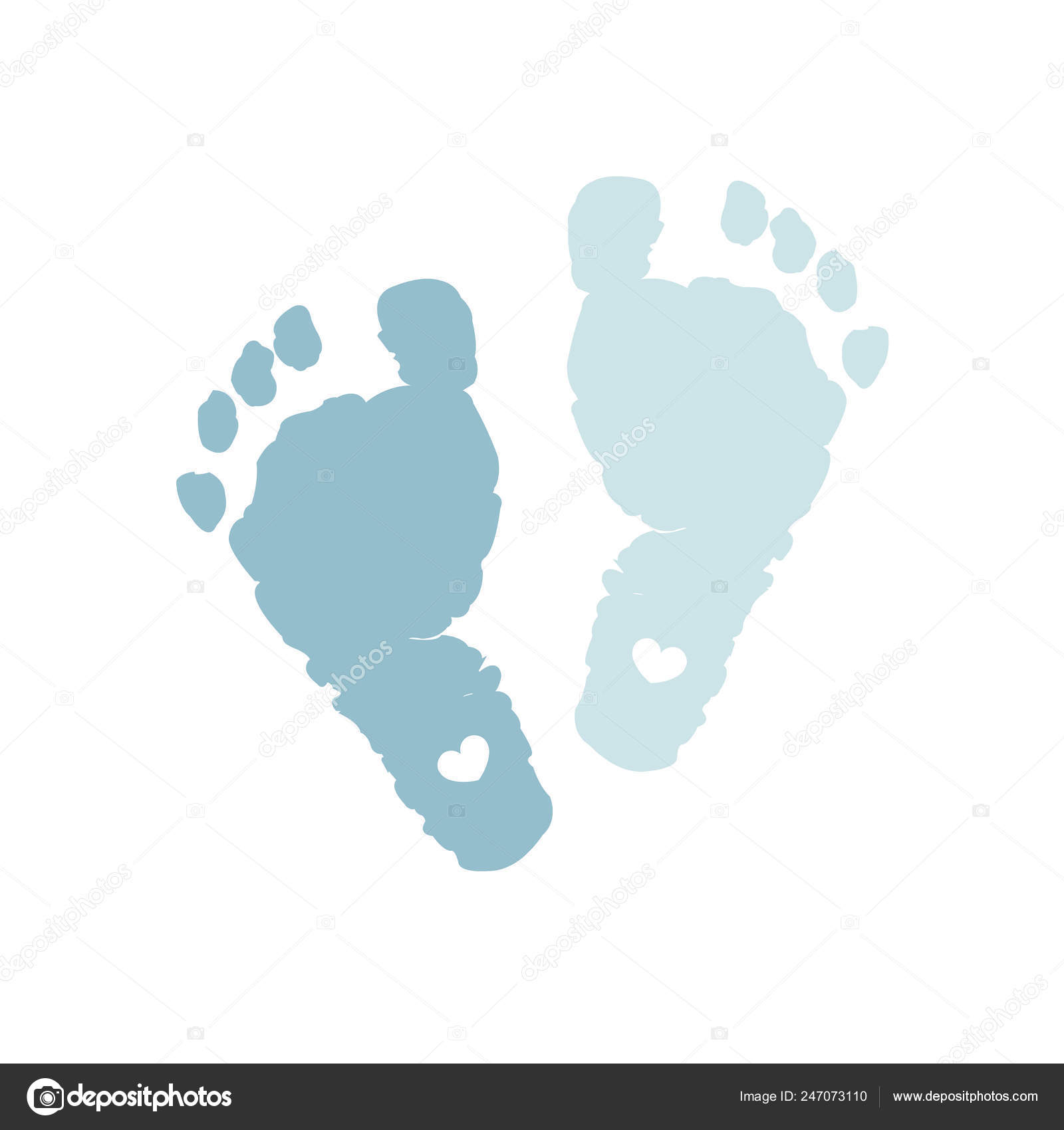 baby boy footprints