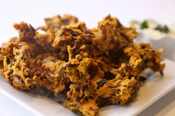 Gewürztes Mischgemüse Pakora — Stockfoto