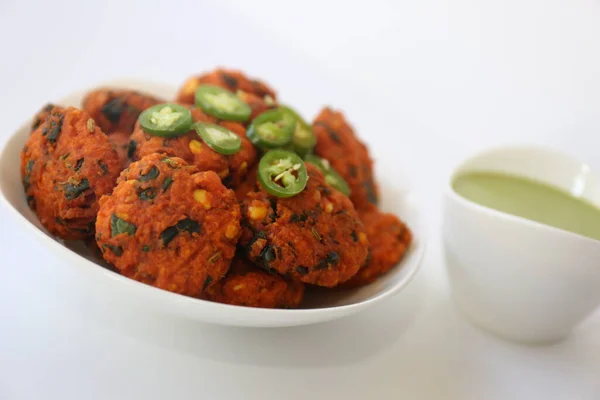 Spicy Paruppu Vadai Snacks — Stock Photo, Image
