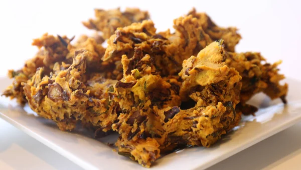 Picante Mezcla Verduras Pakora — Foto de Stock