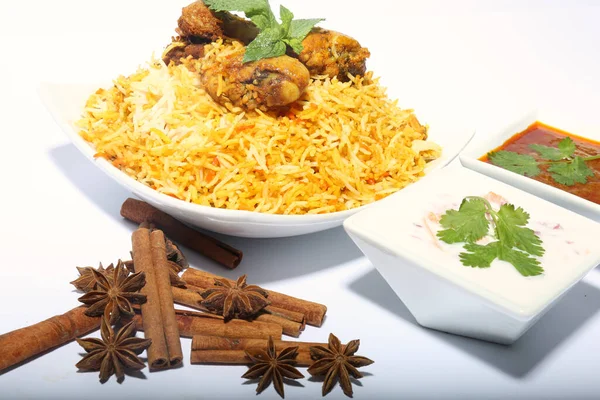 Hyderabadi Özel Tavuk Biryani.