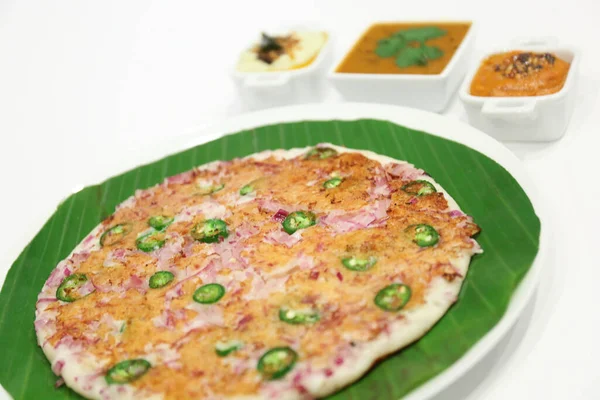 Güney Hint soğanı Chili Uthappam