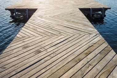 Eski ahşap T iskelesi..