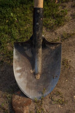 Kürek yakın çekim tarım aracı