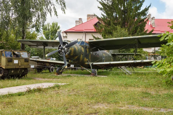 Lutsk Ukraine August 2019 Der Alte Sowjetische Doppeldecker — Stockfoto