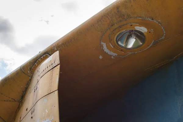 Farol Avião Militar Elementos Design Detalhes Antigo Bombardeiro Soviético — Fotografia de Stock