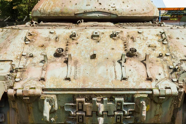 Design Elementen Details Van Oude Sovjet Tank Militair Groen Camouflage — Stockfoto