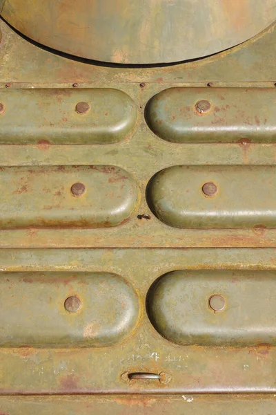 Design Elements Details Old Soviet Armored Personnel Carrier Military Green — Stock Photo, Image