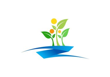 Aile ağacı Sağlık logo sembol simge vektör tasarımı, üst sağlık aileler insanlar ağaçlar logo simge simge vektör tasarım ebeveynlik