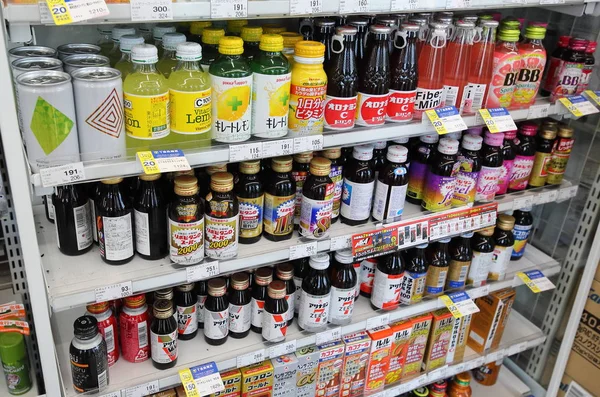 Каназава Япония Августа 2018 Года Японский Энергетический Напиток Продается Круглосуточном — стоковое фото