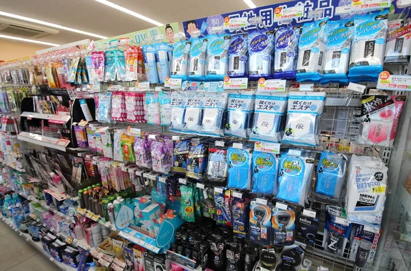 Kanazawa Japan Agosto 2018 Produtos Masculinos Cuidados Pele Vendidos Loja — Fotografia de Stock