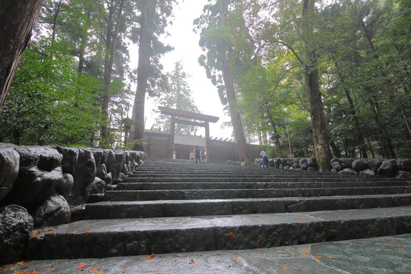 Ise Japan Ноября 2018 Года Неизвестные Посетили Храм Исэ Джингу — стоковое фото