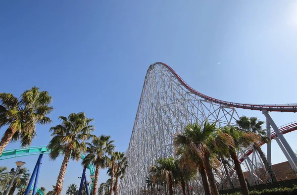 Mie Japón Noviembre 2018 Montaña Rusa Steel Dragon Parque Atracciones —  Fotos de Stock