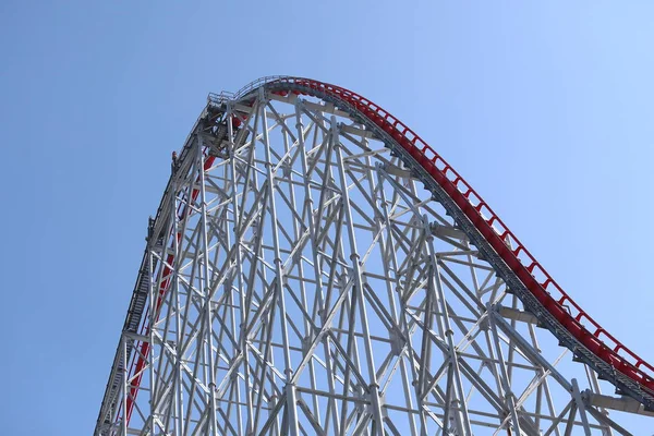 Parque Atracciones Montaña Rusa — Foto de Stock