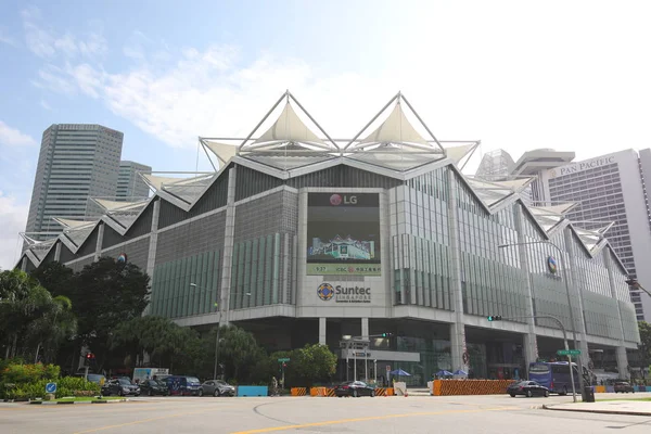 Singapour Novembre 2018 Suntec City Convention Exhibition Centre Singapour Suntec Images De Stock Libres De Droits