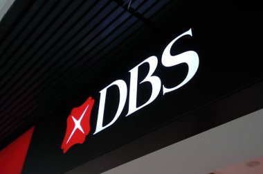 Singapur - 16 Kasım 2018: Dbs banka şirket logosu. DBS banka tarafından Singapur hükümeti kurmak ve Güneydoğu Asya'nın en büyük Bankası.