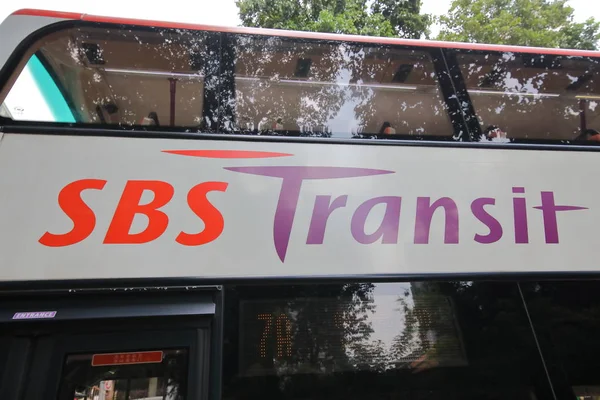 Сингапур Ноября 2018 Года Общественный Автобус Sbs Transit Сингапуре — стоковое фото