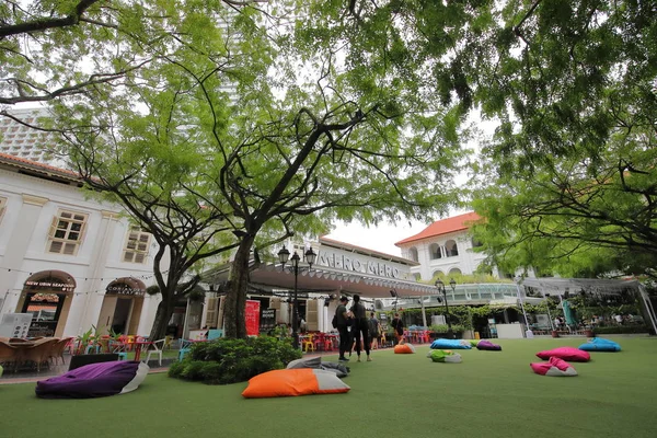 Singapur Noviembre 2018 Personas Identificadas Visitan Café Complejo Chijmes Singapur —  Fotos de Stock