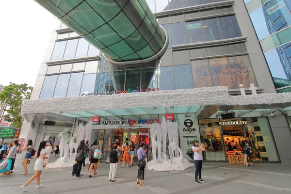 Cingapore Novembro 2018 Pessoas Não Identificadas Visitam Shopping Orchard Gateway — Fotografia de Stock