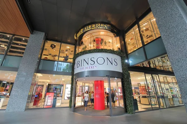 Singapore November 2018 Niet Geïdentificeerde Mensen Bezoek Robinsons Winkelcentrum Orchard — Stockfoto