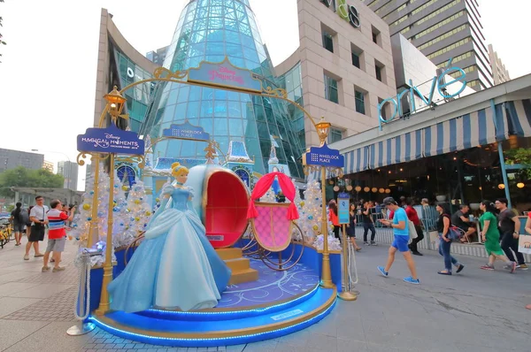 Singapur Noviembre 2018 Personas Identificadas Visitan Decoloración Navidad Orchard Road — Foto de Stock