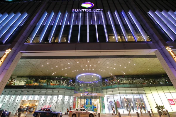 Σιγκαπούρη Νοεμβρίου 2018 Αγνώστων Ατόμων Επίσκεψη Εμπορικό Κέντρο Suntec City — Φωτογραφία Αρχείου