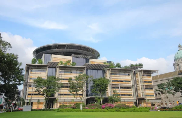 Singapur Listopada 2018 Sąd Najwyższy Budynek Mieście Singapur — Zdjęcie stockowe