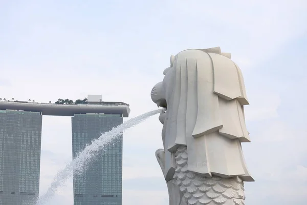 Сингапур Ноября 2018 Года Статуя Мерлиона Парке Мерлион Сингапур — стоковое фото