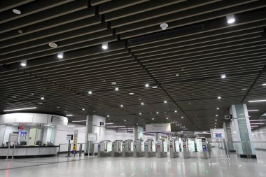 Kuala Lumpur Malezya - 20 Kasım 2018: Kuala Lumpur Malezya 'daki Kl Sentral metro istasyonu