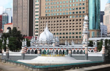 Masjid Jamek Camii Kuala Lumpur Malezya