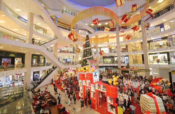 Kuala Lumpur Malaysia November 2018 Unidentified People Visit Pavilion Shopping — Stock Photo, Image